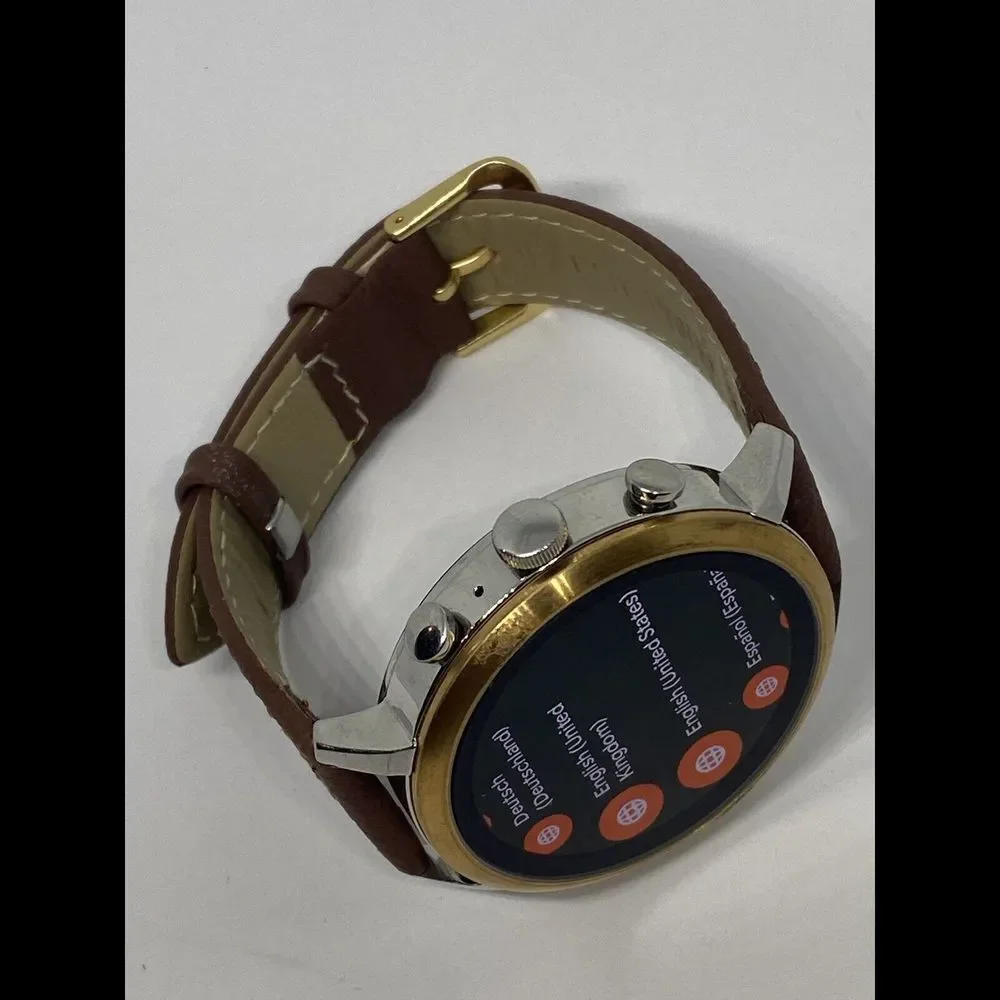 Fossil Gen 4 Authentic Digital Dial Smart Watch Custom Band FTW6016 AB502